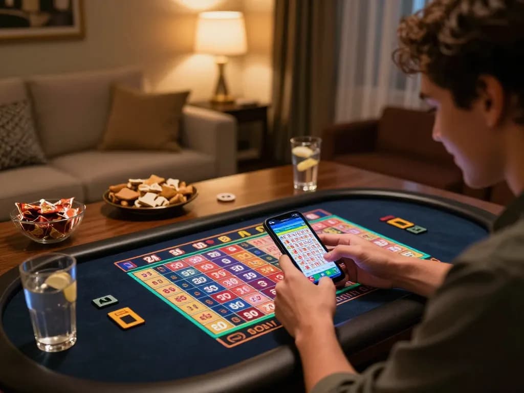 Bermain toto togel di ponsel sambil menikmati malam yang nyaman di rumah