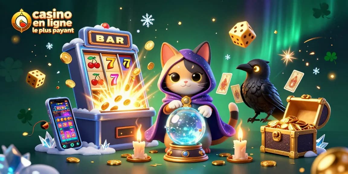 Jouez sur le casino en ligne le plus payant avec un chat mystérieux et une machine à sous explosive.