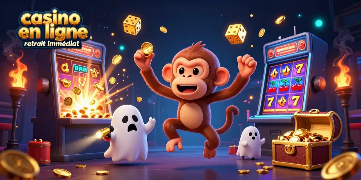 Jouez au casino en ligne retrait immédiat avec des gains instantanés de machines à sous scintillantes.