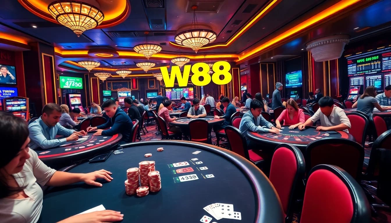 Experience the excitement of W88's casino games, including Baccarat and Blackjack, at w88.nyc.