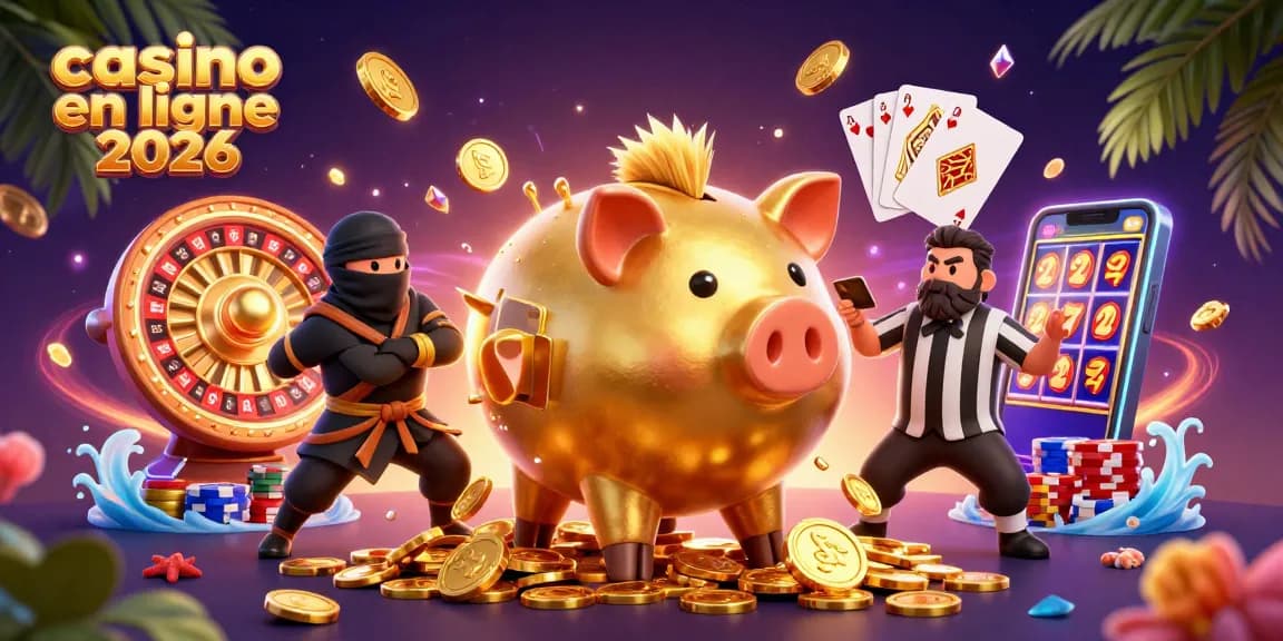 Plonger dans l'action avec le casino en ligne 2026, illustrant une scène dynamique de jeu.