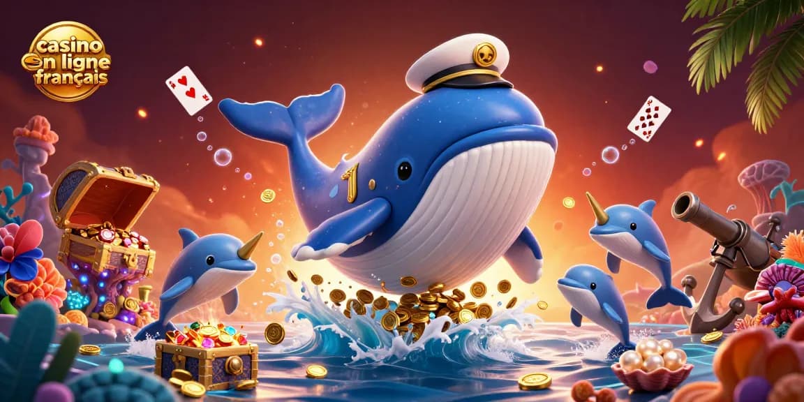 Jouez au casino en ligne français avec des personnages animés sur un fond vibrant.