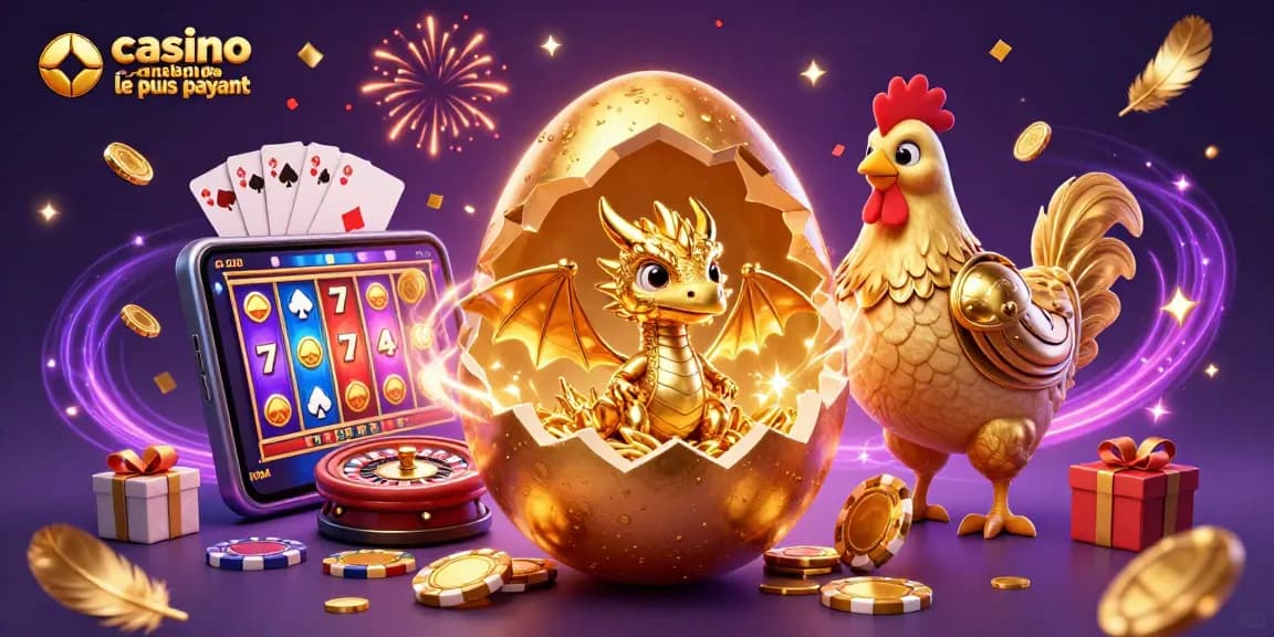 Jouer au casino en ligne le plus payant pour débloquer des gains avec une illustration captivante.