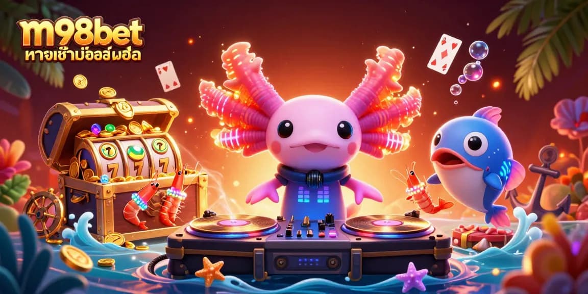 Engage with vibrant m98bet ทางเข้ามือถือ casino options featuring a DJ and dynamic gaming elements.