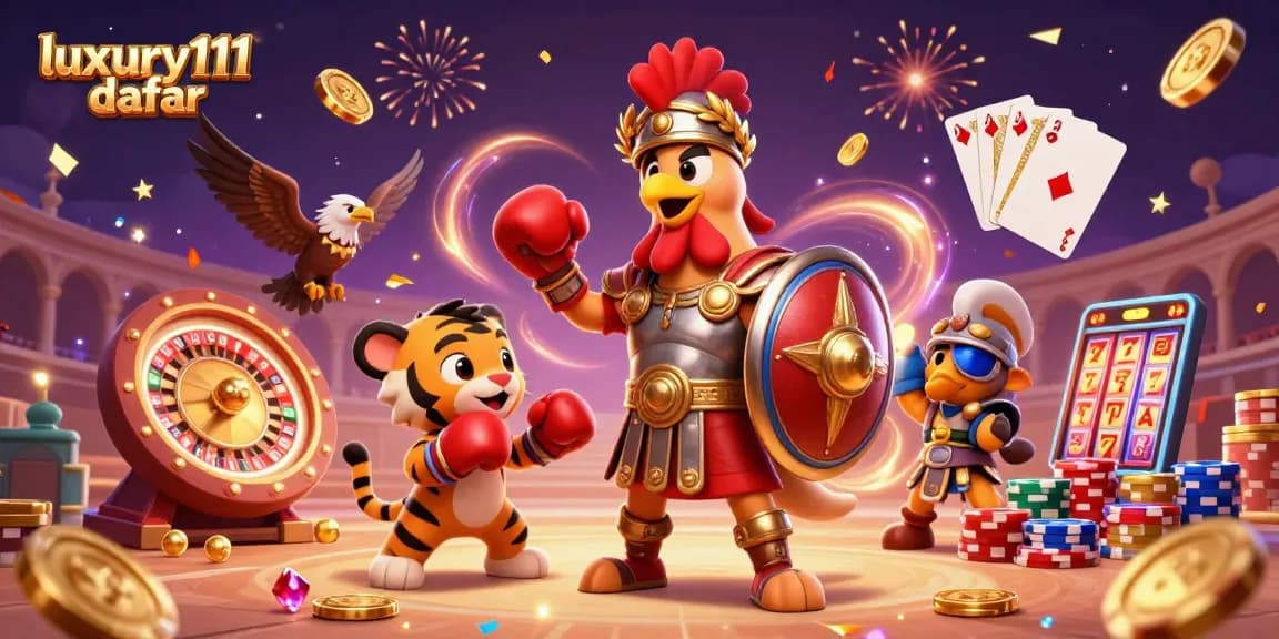 Spin and win with luxury111 daftar by enjoying exciting games amidst cascading coins and vibrant colors.