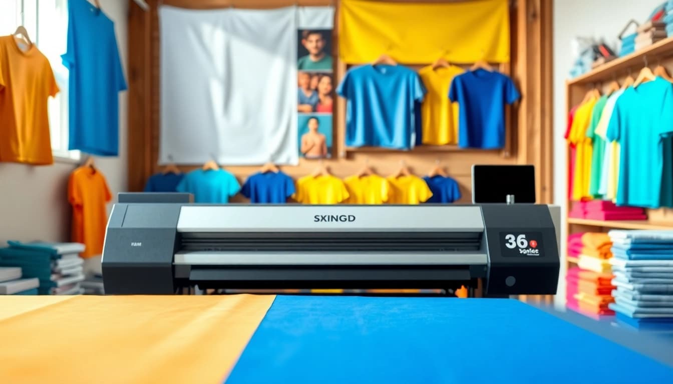 Showcasing vibrant products from a custom print shop Edmonton, emphasizing quality printing services.