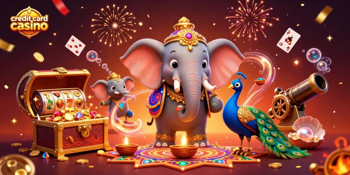 Experience the excitement of a credit card casino with vibrant 3D characters and dynamic casino elements.
