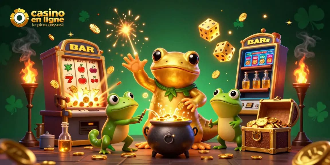 Découvrez des jeux au casino en ligne le plus payant avec une scène colorée d'animations de personnages 3D.