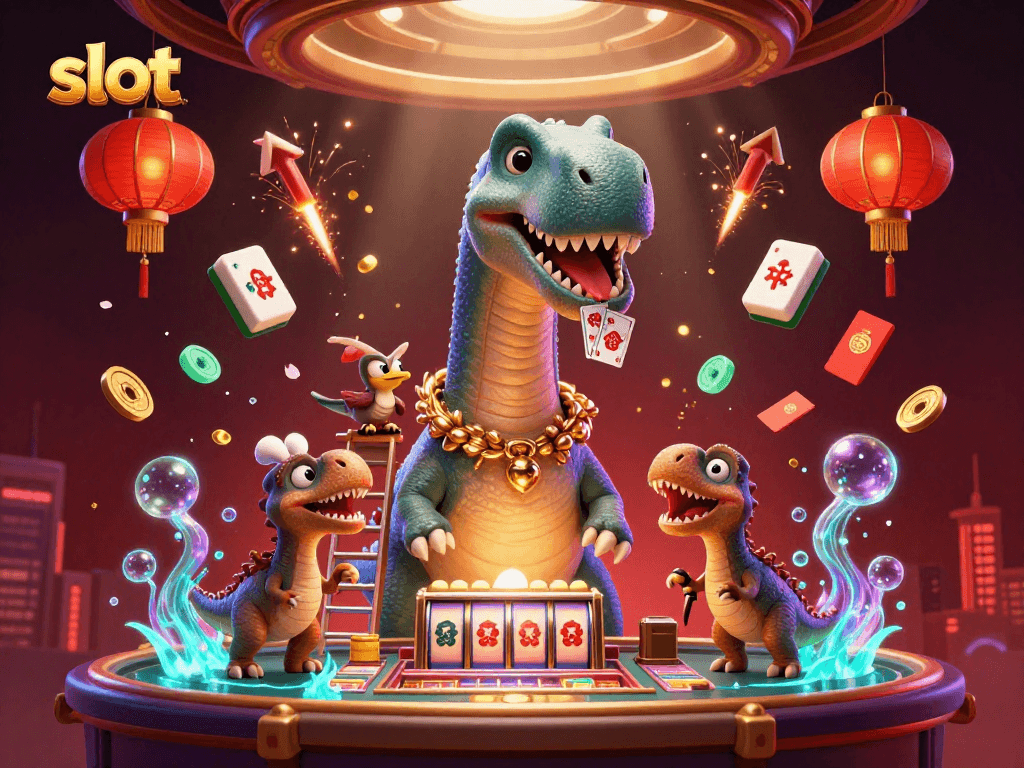 Slot memberikan pengalaman bermain yang mendebarkan dengan karakter dinosaurus di kasino.