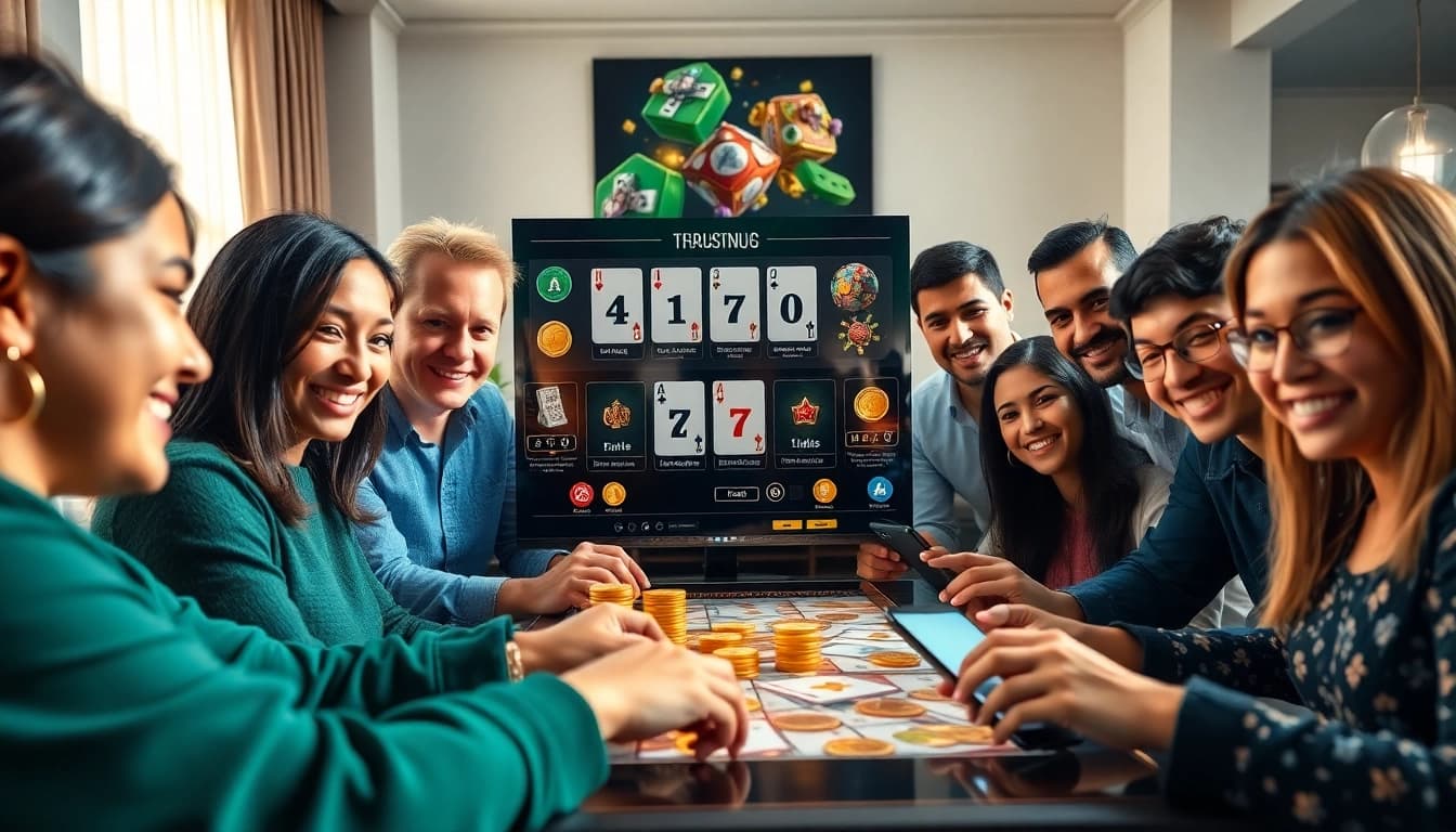 Exciting card games and players at topgamebaidoithuong.mx gaming platform.