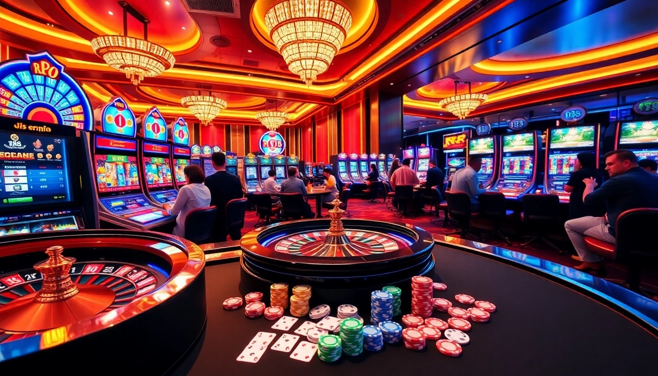 Experience the thrill of rr 88 at a luxurious casino gaming table filled with dynamic action.