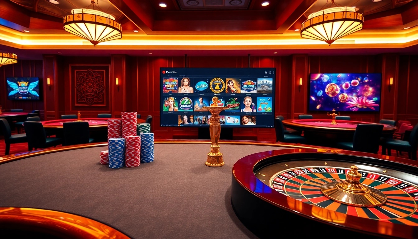 Vivez l'excitation d'un site de casino en ligne avec des tables de jeu dynamiques et des visuels captivants.