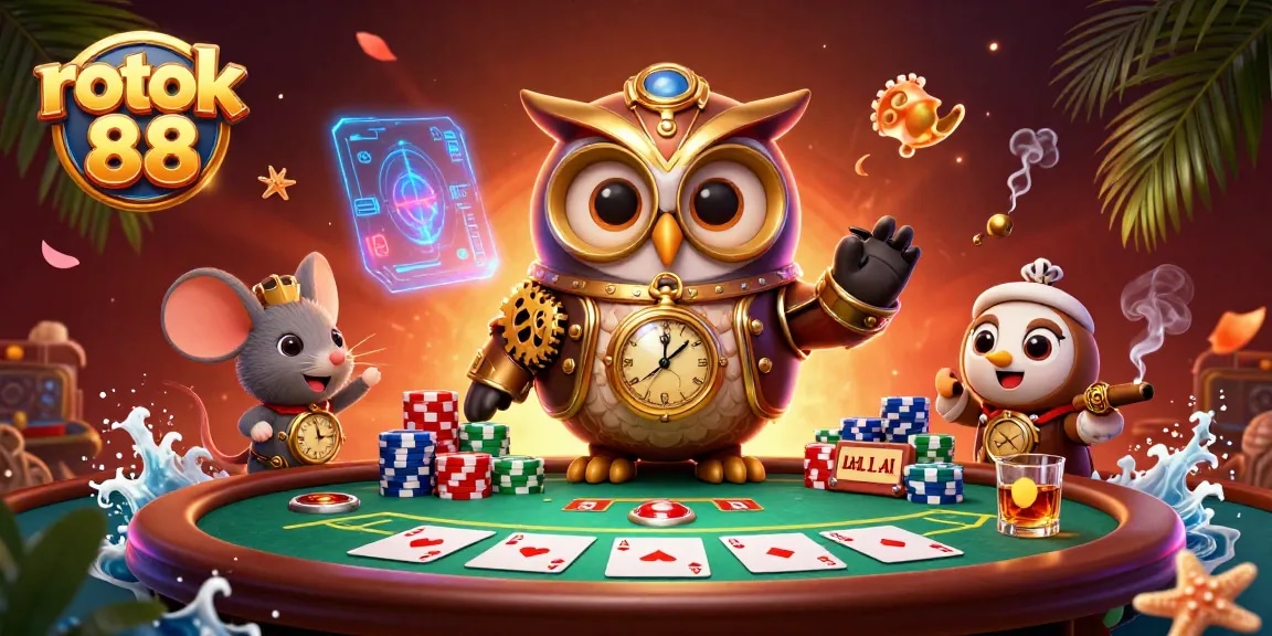 Experience thrilling moments with rokok 88 at a vibrant casino setting featuring poker games.