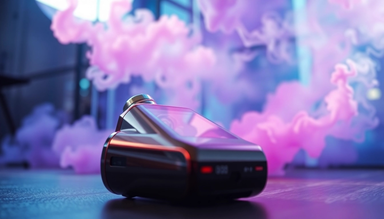 Learn how to use the geek bar pulse with this vibrant, close-up image of the device.