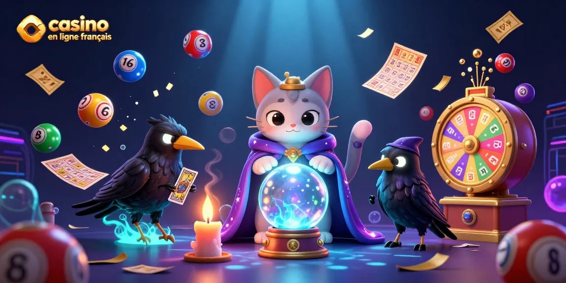 Profitez de l'excitation des jeux avec le casino en ligne français dans cette illustration vibrante.