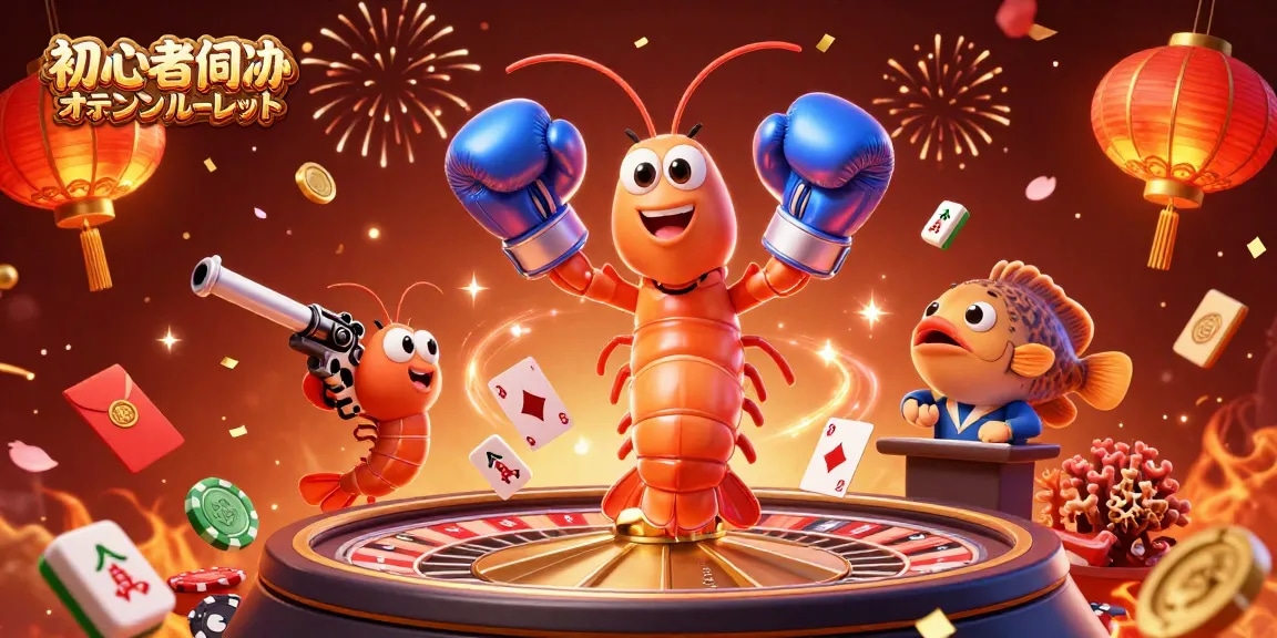 初心者向けオンラインルーレットでスリリングなルーレットゲームを楽しむエネルギッシュなキャラクターたち