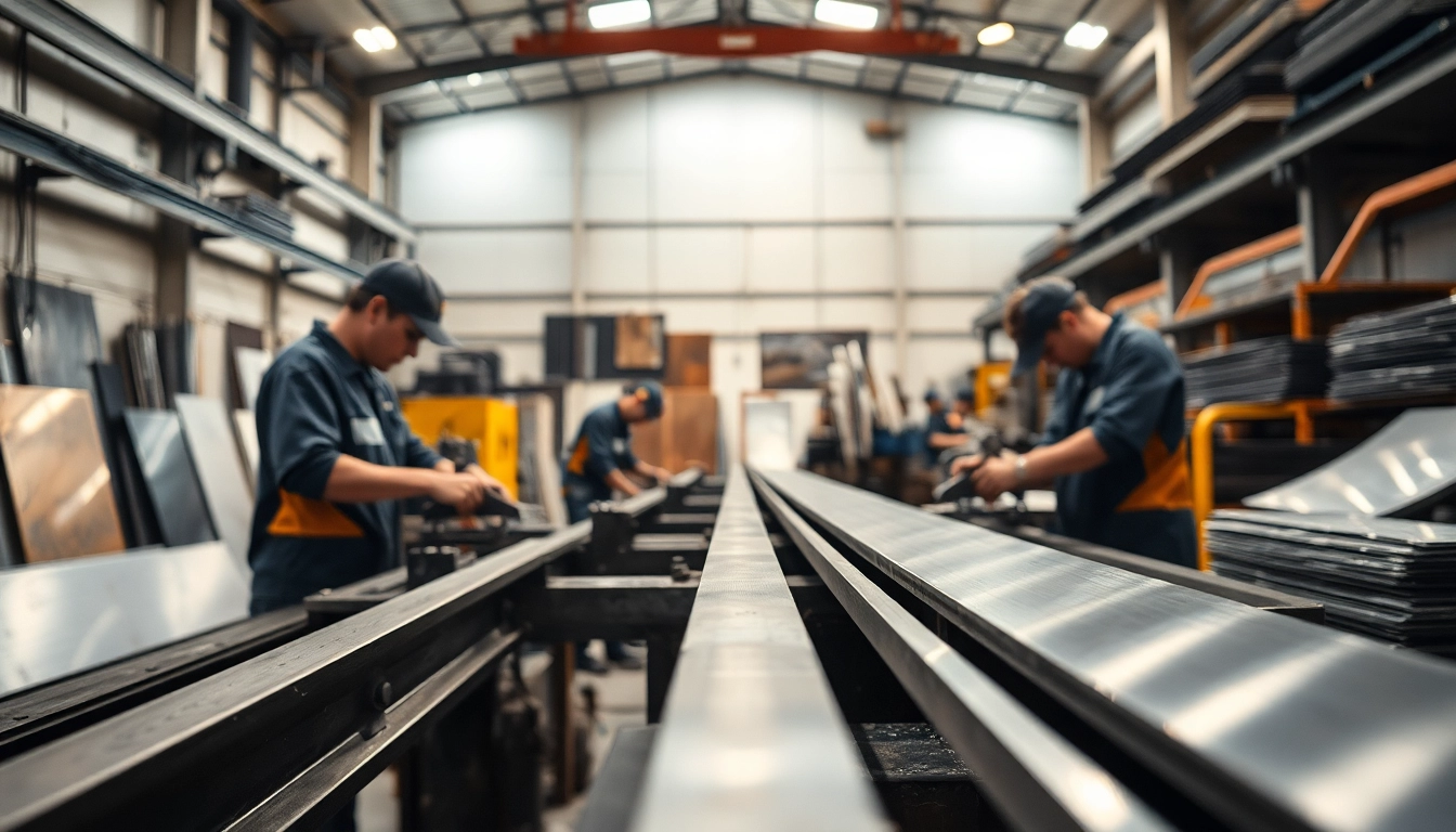 Experience custom shearing edmonton with skilled technicians operating advanced shearing machines.