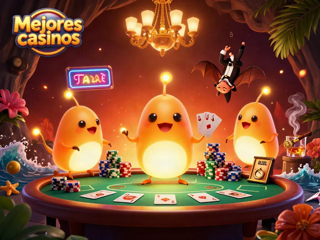 Ilumina la experiencia de los mejores casinos con una escena animada de juego en México.