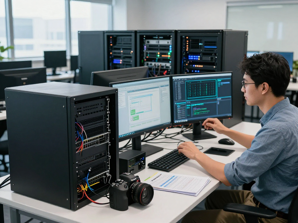 Configuración de servidores dedicados en México en un ambiente de trabajo tecnológico