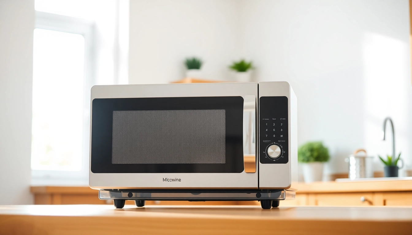 Showcase of an affordable appliance in a modern kitchen, emphasizing quality and style.
