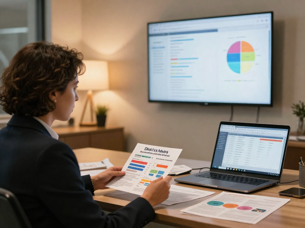 Direct mail for candidates strategy session with campaign analytics and team collaboration.