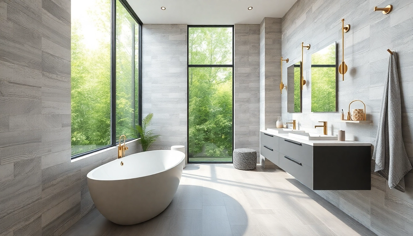 Transform your space with a bathroom renovation near me featuring elegant fixtures.