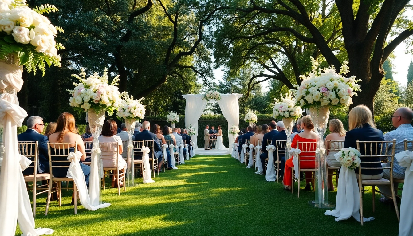 Celebrate your dream wedding at this beautiful Jacksonville Wedding Venue with stunning floral decor.