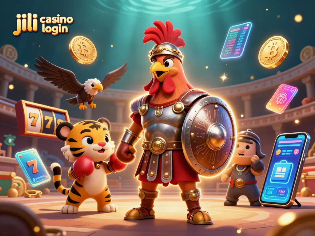 Engage with your bets through the vibrant jili casino login scene featuring dynamic gaming elements and rich detail.