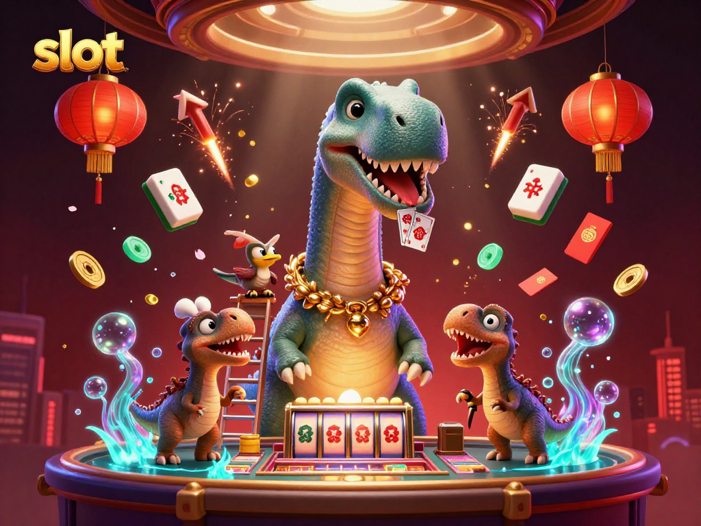Slot memberikan pengalaman bermain yang mendebarkan dengan karakter dinosaurus di kasino.