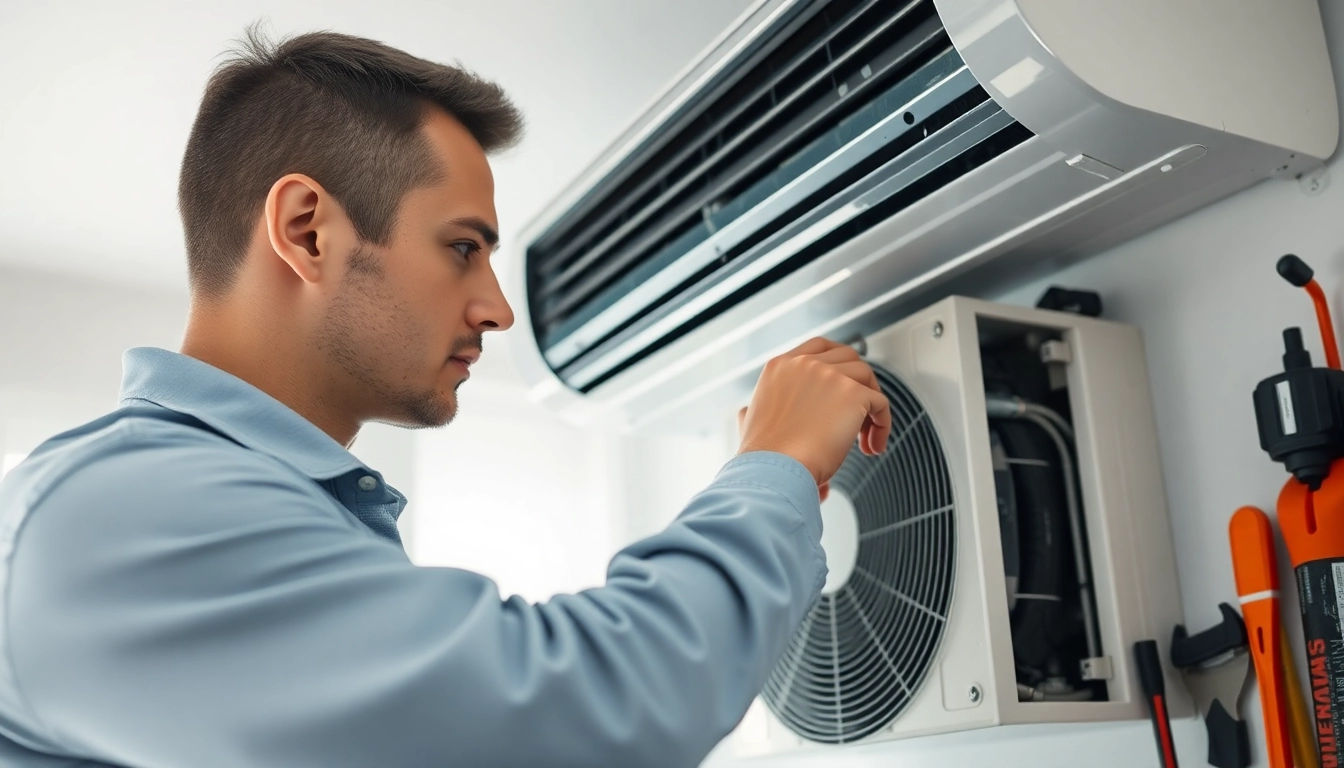 Expert air conditioning repair Canada technician fixing a unit with precision and care.