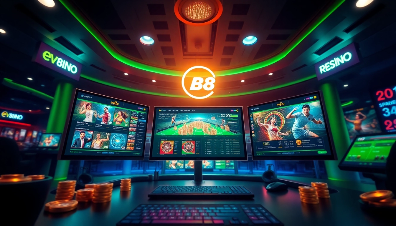 Experience the excitement of online gaming at ev88win.live with engaging casino visuals.