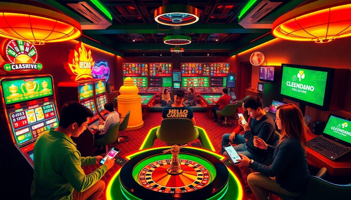 Exciting online gambling experience at hello88win.live with vibrant casino atmosphere and engaging players.