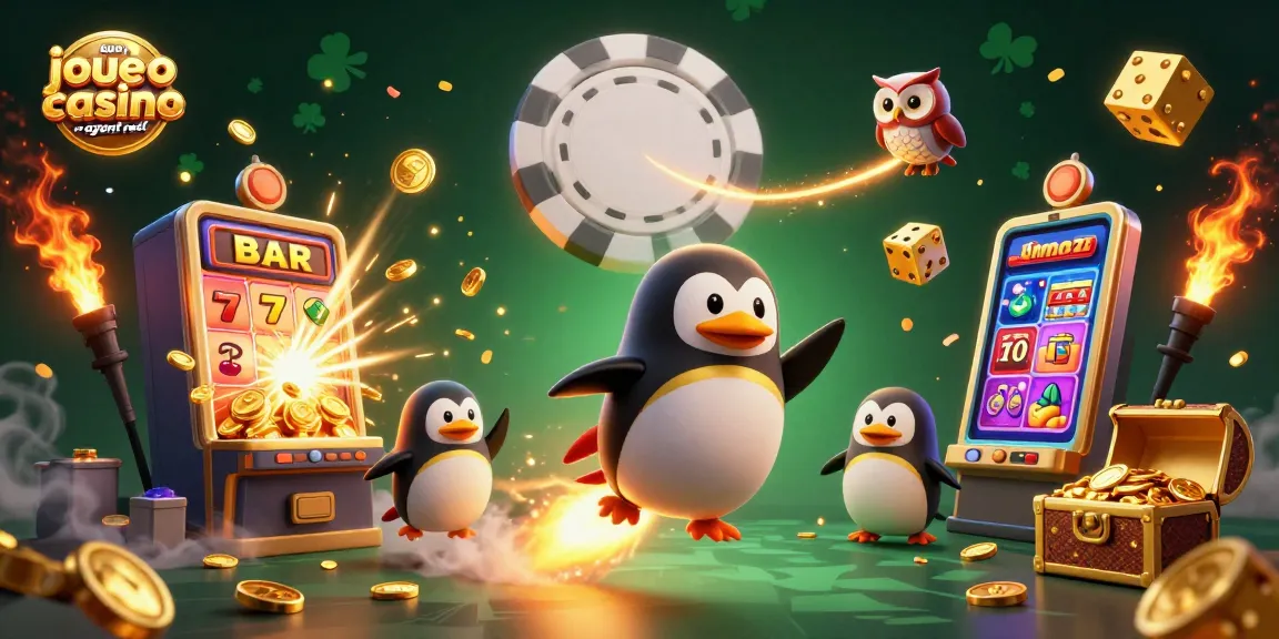 Jouez au casino en ligne argent réel avec cette illustration dynamique de jeu et de gains en bonus.