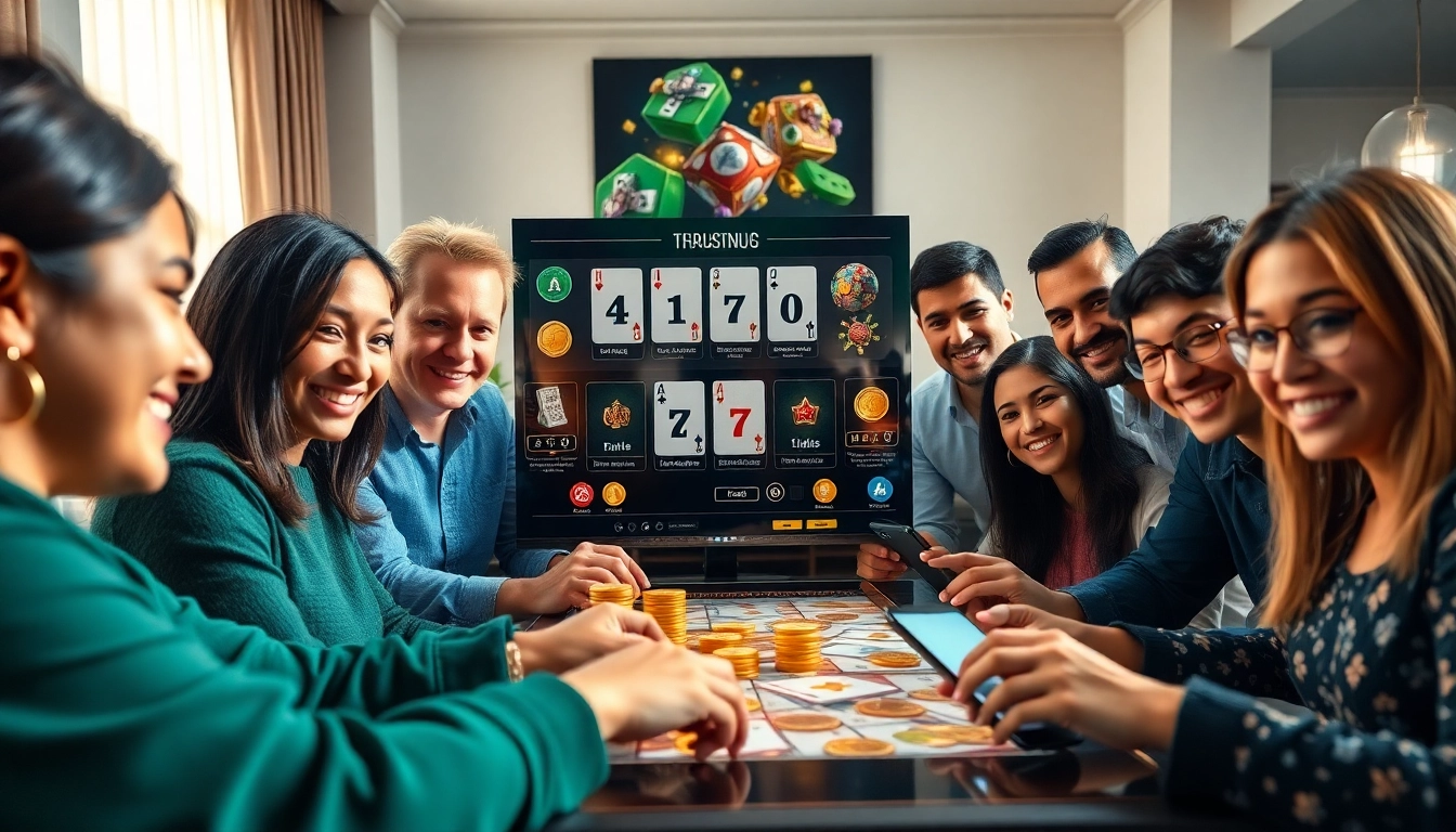 Exciting card games and players at topgamebaidoithuong.mx gaming platform.