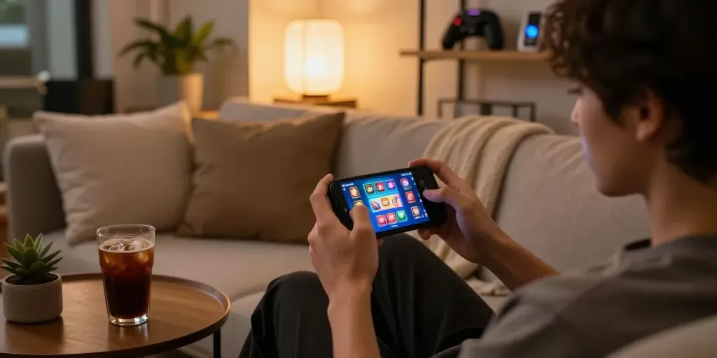 Experience seamless gaming with luxury12 in a cozy lounge atmosphere.