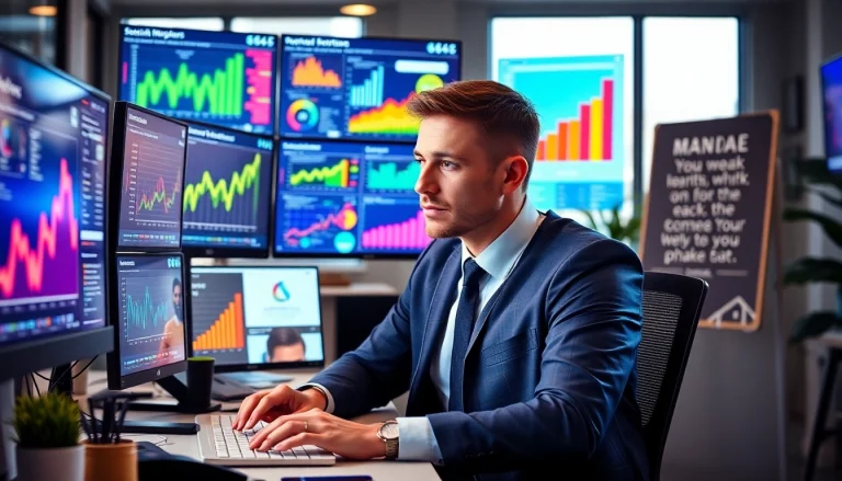 Showcasing effective smm services with a professional managing social media data.