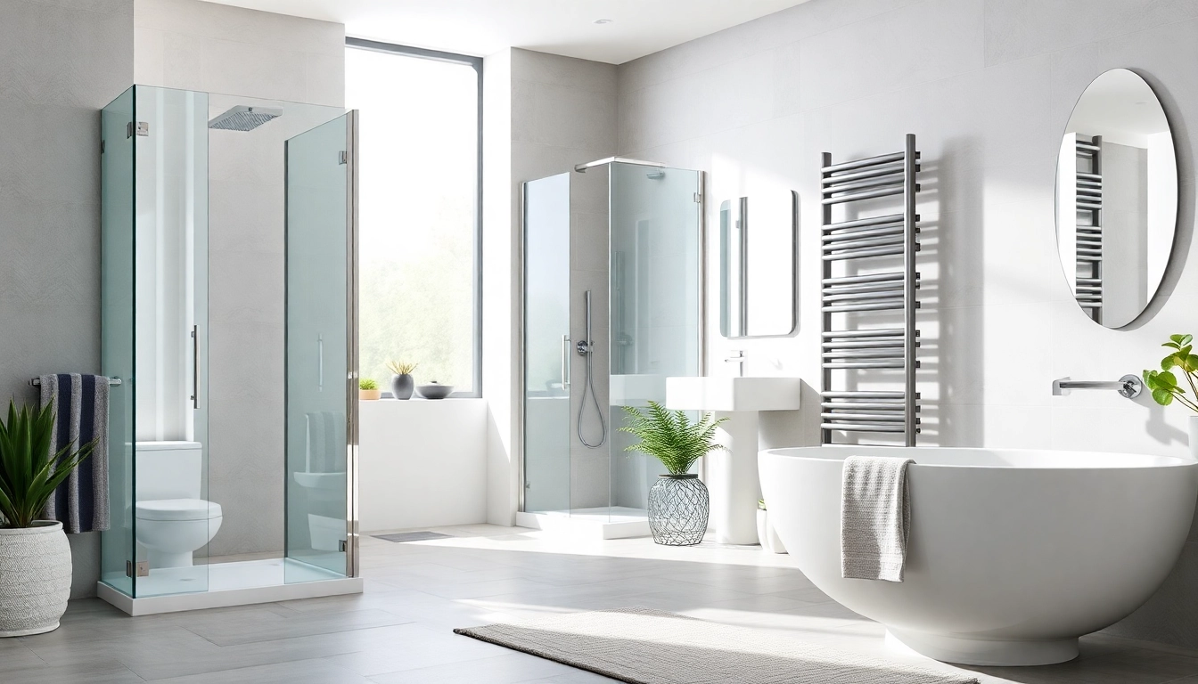 Entdecken Sie hochwertige Produkte von sonni sanitär GmbH in einem eleganten Badezimmerdisplay.