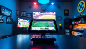 Engage with online sportsbooks India through a vibrant digital interface on a modern device.