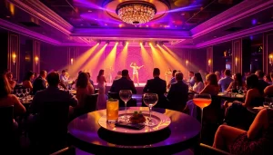 Dinner sxm experience at Club Noir with luxury dining, vibrant nightlife, and live entertainment.