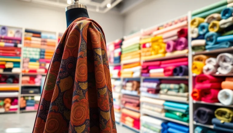 Punta di roma kopen: Elegante close-up van Punta di Roma stof in een modieuze showroom.