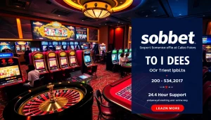 Experience sbobet online betting action with vibrant games and live casino vibes.